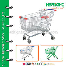 european style super market shopping cart